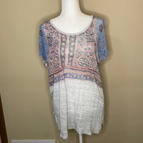 Lucky Brand crew neck short sleeve Tee Shirt - Picture 2 of 7